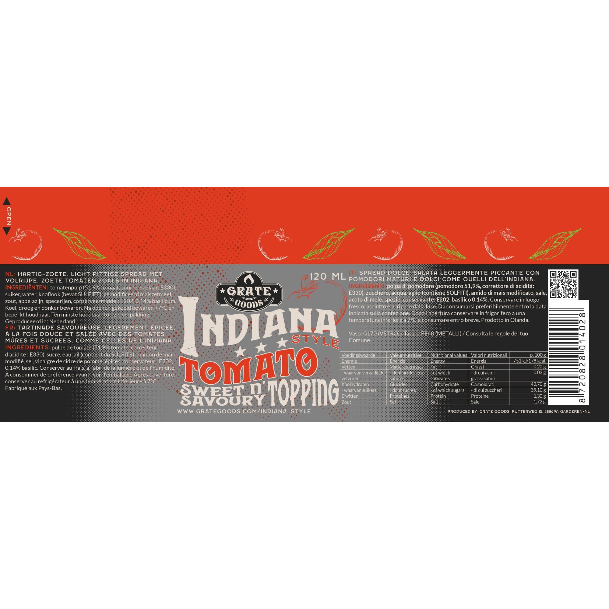 INDIANA TOMATO TOPPING