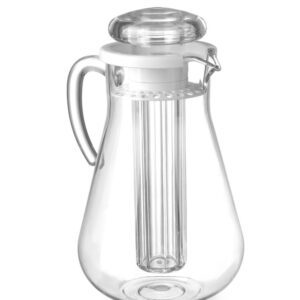 Brocca raffreddante con tubo per ghiaccio