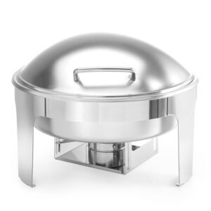 Chafing dish rotondo finitura satinata