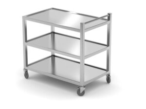 Carrello di servizio a 3 scaffali – saldato