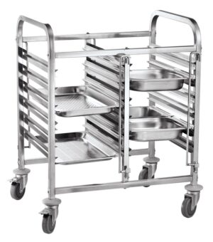 Carrello portateglie doppio - 12 x GN 1/1