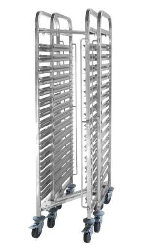 Carrello di sgombero a stoccaggio compatto - 15 x GN 1/1