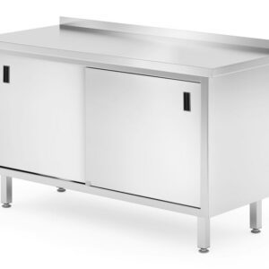 Armadio da tavolo a parete con porte scorrevoli – saldato