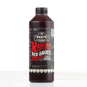 Salsa Barbecue Kansas City Red alla mela per pulled pork, costine o carne rossa - 775ml
