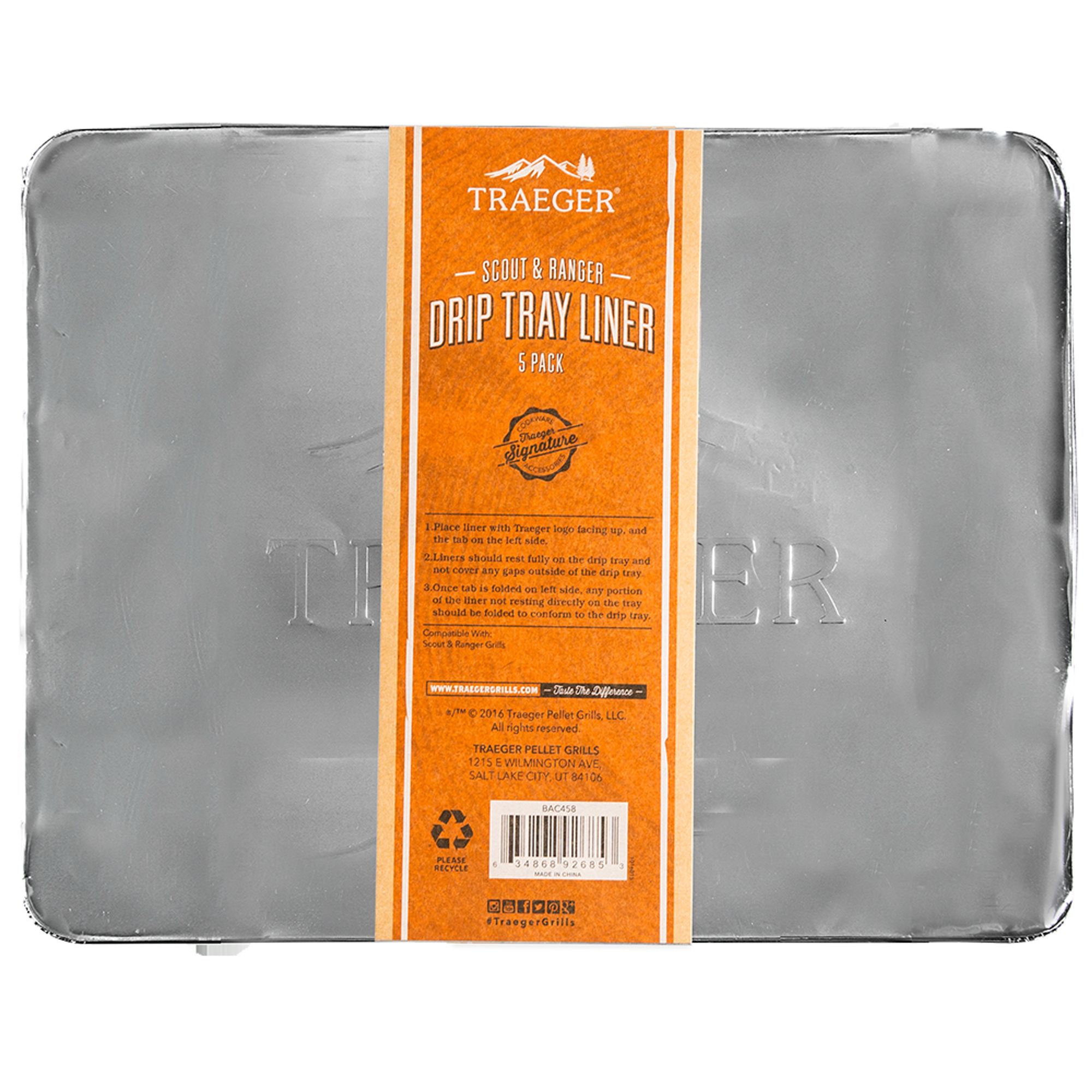 Coprileccarda in alluminio per BBQ Traeger Ranger 5 pz