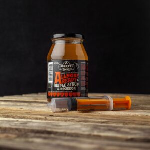 Salamoia AllBrine Ready Maple&Bourbon Syrup al gusto di legno per salmone e bistecche - 500ml