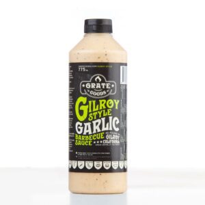 Salsa Barbecue Gilroy Garlic piccante per burger, agnello, frutti di mare e crostacei - 775ml