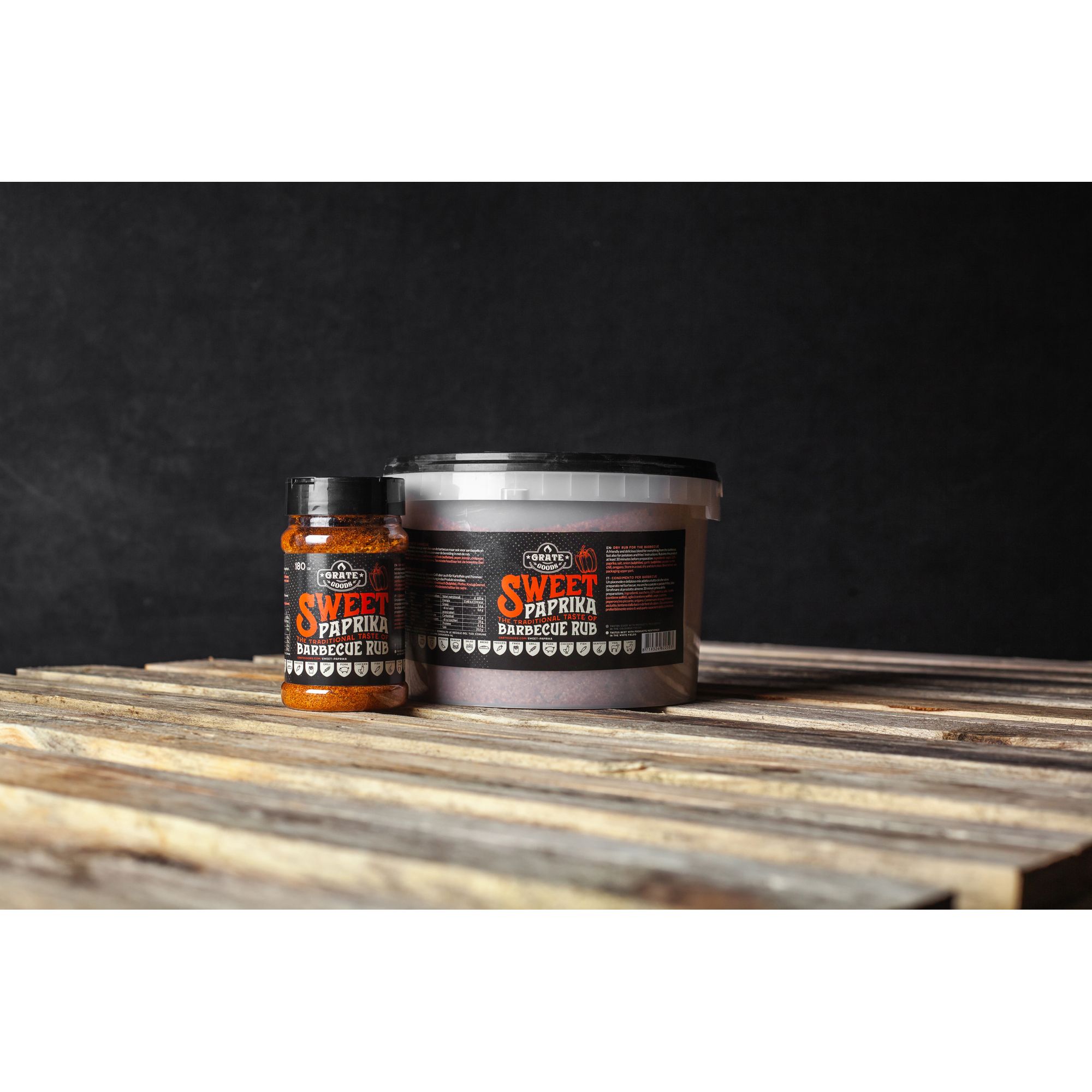 Rub Barbecue Sweet Paprika per carni di maiale e pollame - 180gr