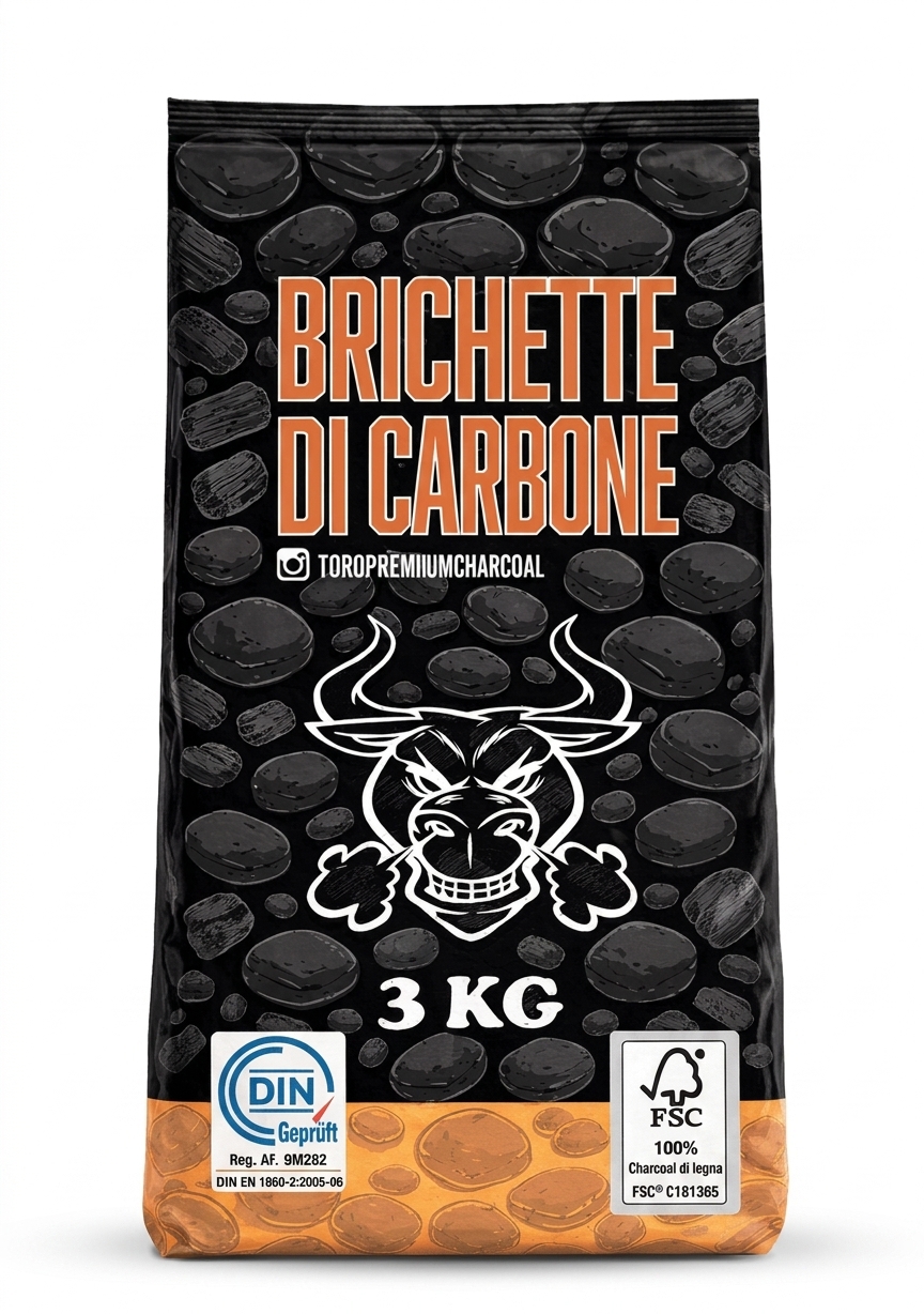 Bricchette di Carbone 3 kg