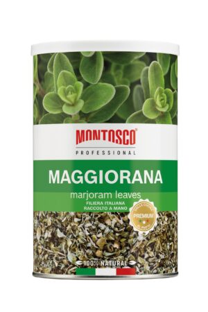 Maggiorana in Foglie Italiana Montosco Tubo Grande 70 g
