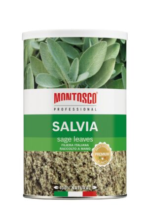 Salvia in Foglie Italiana Montosco Tubo Grande 160 g