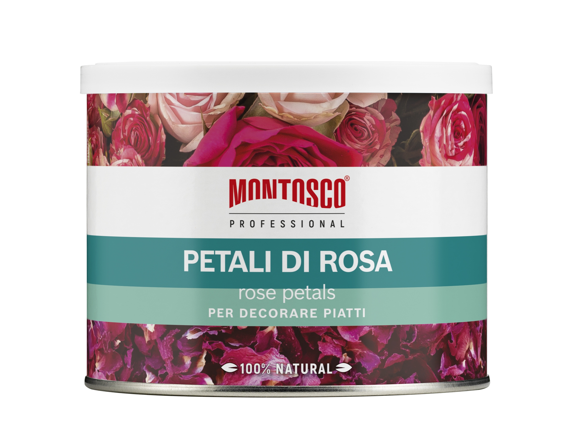 Petali di Rosa Edibili Montosco Tubo Piccolo 30 g