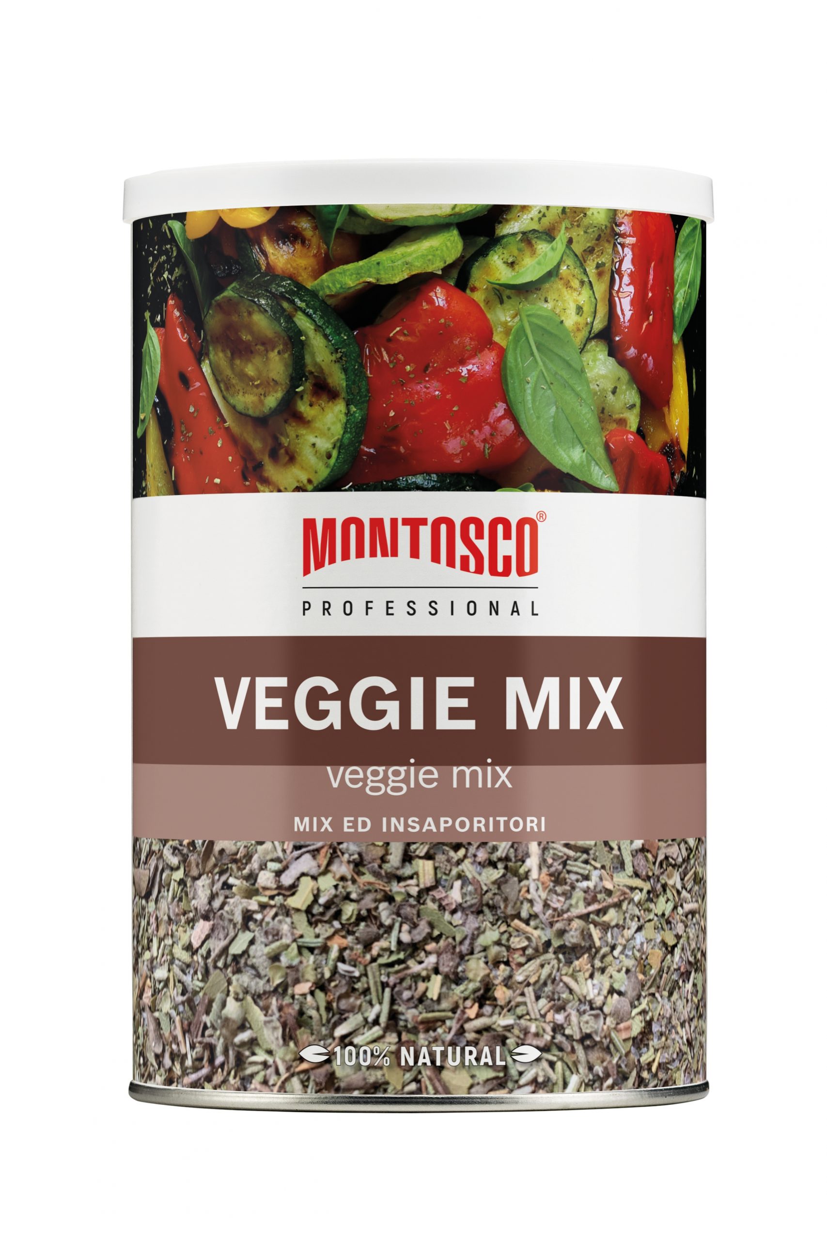 Veggie Mix Spezie per Verdure Montosco Tubo Grande 370 g