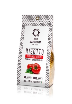 Risotto con Pomodoro e Basilico 250 g - Riso Margherita