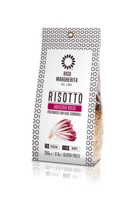 Risotto con Radicchio Rosso 250 g - Riso Margherita